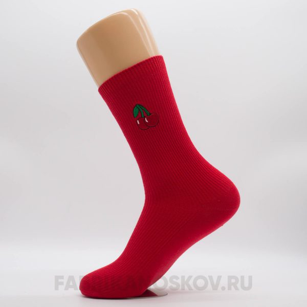Женские носки с вишней Женские носки с вишней