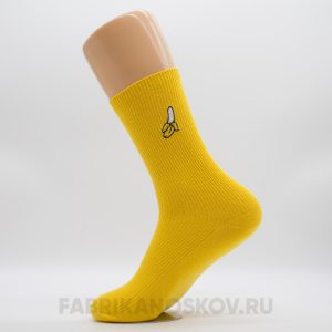 Женские носки с бананом