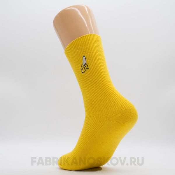 Женские носки с бананом Женские носки с бананом