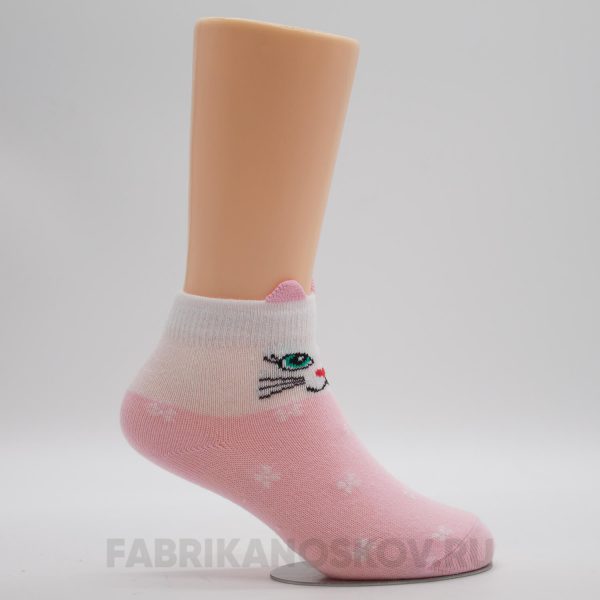 Детские носки с изображением кошки Детские носки с изображением кошки