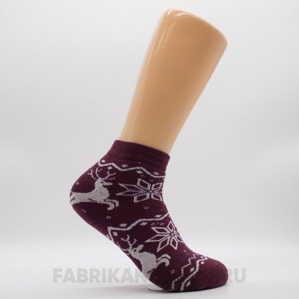 Детские носки с изображением оленей Детские носки с изображением оленей