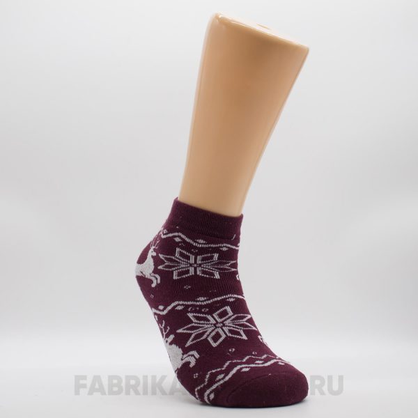 Детские носки с изображением оленей Детские носки с изображением оленей