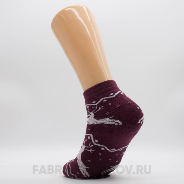 Детские носки с изображением оленей Детские носки с изображением оленей