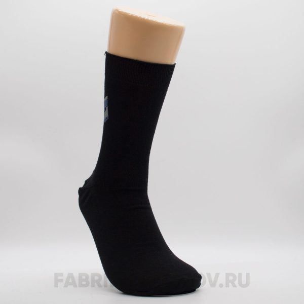 Гладкие мужские носки с вышивкой Гладкие мужские носки с вышивкой