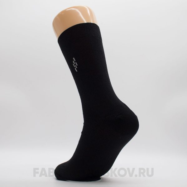 Мужские гладкие носки с ромбом из полосок