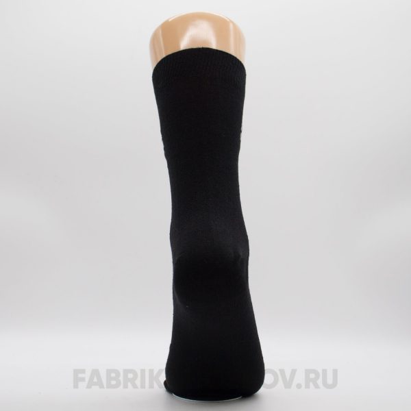 Мужские гладкие носки с ромбом из полосок