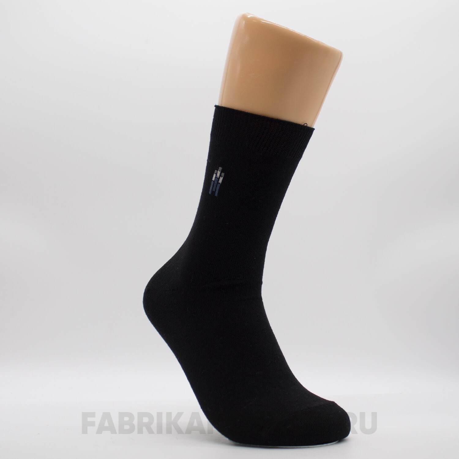  Мужские гладкие носки с полосками разных цветов оптом
