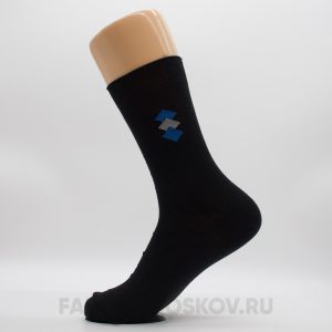 Мужские гладкие носки с ромбами