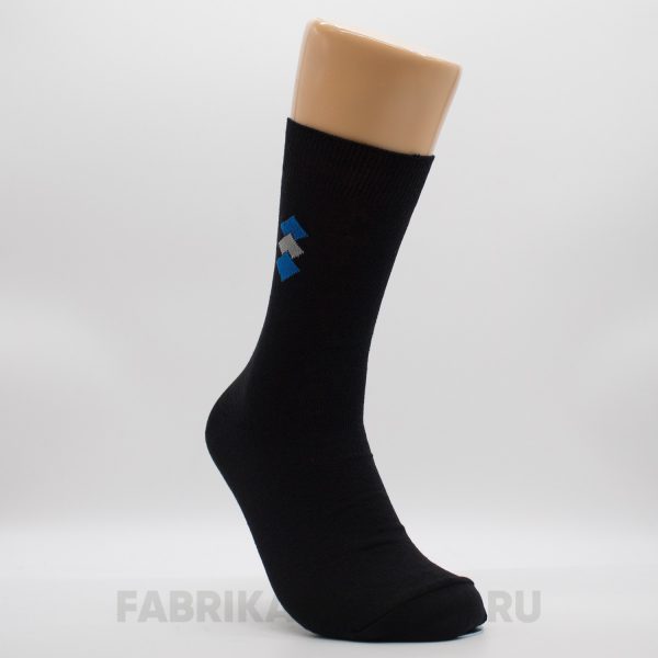 Мужские гладкие носки с ромбами Мужские гладкие носки с ромбами