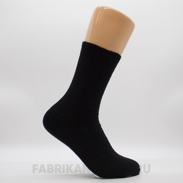 Мужские однотонные носки с рельефным рисунком по паголенку. Мужские однотонные носки с рельефным рисунком по паголенку.