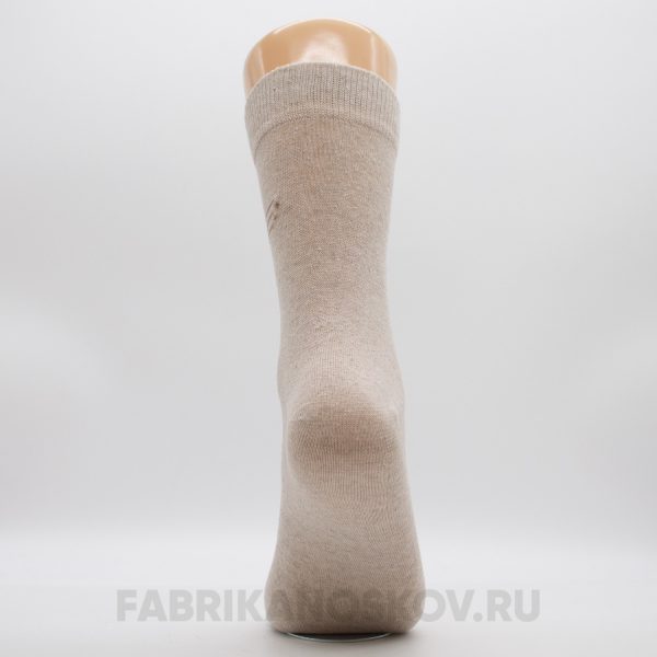 Мужские гладкие носки с двойным бортом Мужские гладкие носки с двойным бортом