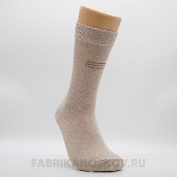 Мужские гладкие носки с двойным бортом Мужские гладкие носки с двойным бортом