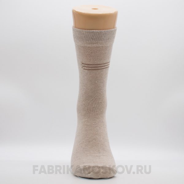 Мужские гладкие носки с двойным бортом Мужские гладкие носки с двойным бортом