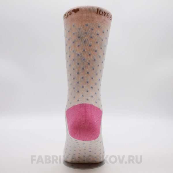 Детские носки с точками и надписью Детские носки с точками и надписью