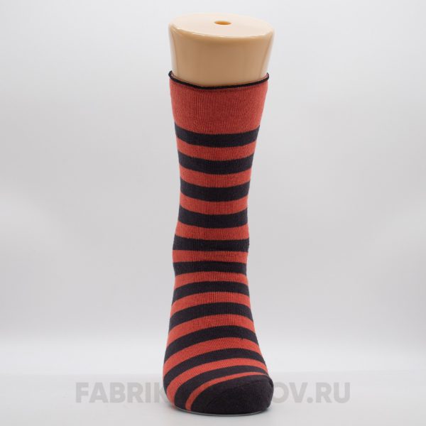 Женские махровые носки в полоску Женские махровые носки в полоску
