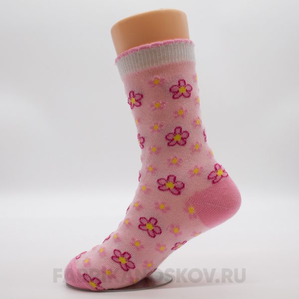 Детские носки с цветочками Детские носки с цветочками