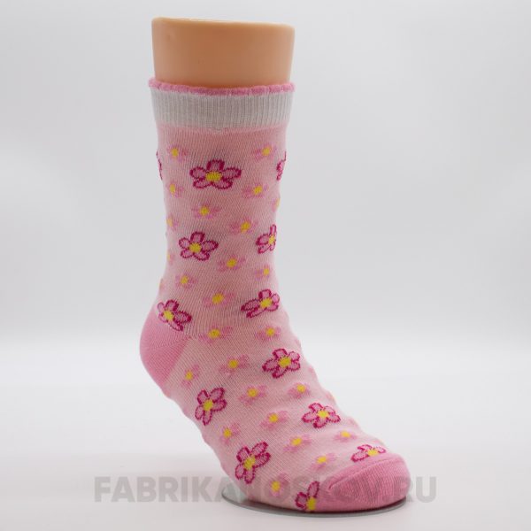Детские носки с цветочками Детские носки с цветочками