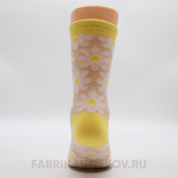 Детские носки с ромашкой