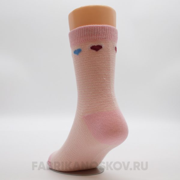 Детские носки с сердечками Детские носки с сердечками
