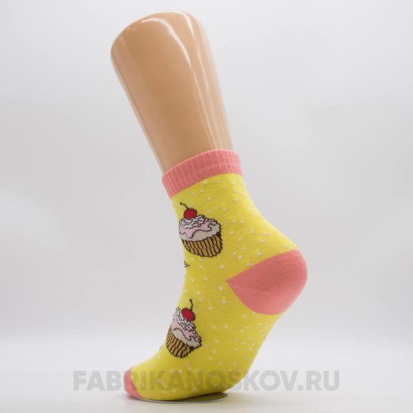 Женские носки "Пирожное" Женские носки "Пирожное"