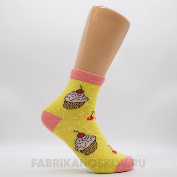 Женские носки "Пирожное" Женские носки "Пирожное"