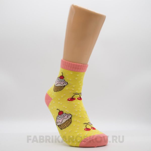 Женские носки "Пирожное" Женские носки "Пирожное"