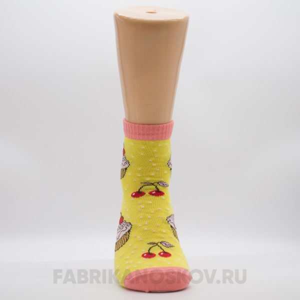 Женские носки "Пирожное" Женские носки "Пирожное"