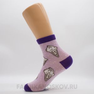 Женские носки с мороженым