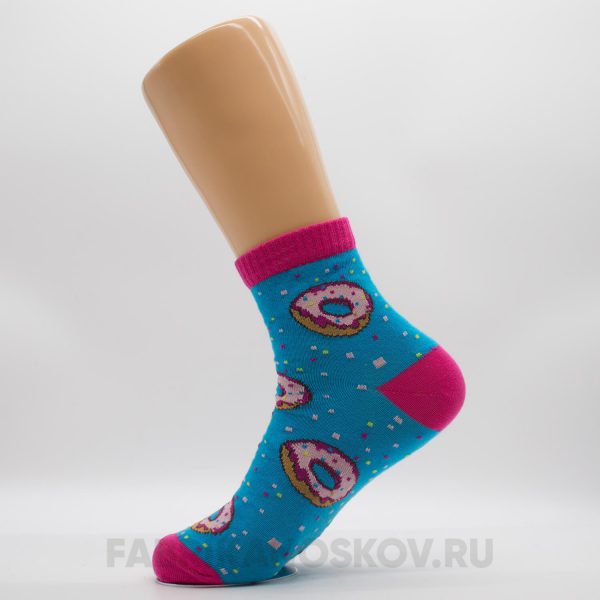 Женские носки с пончиком Женские носки с пончиком