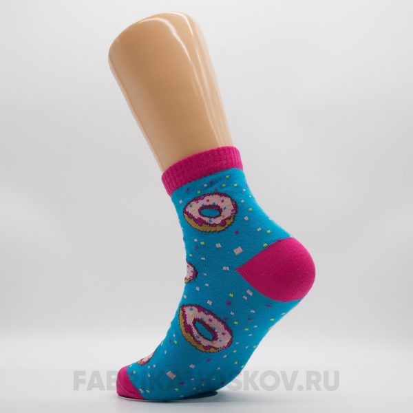 Женские носки с пончиком Женские носки с пончиком