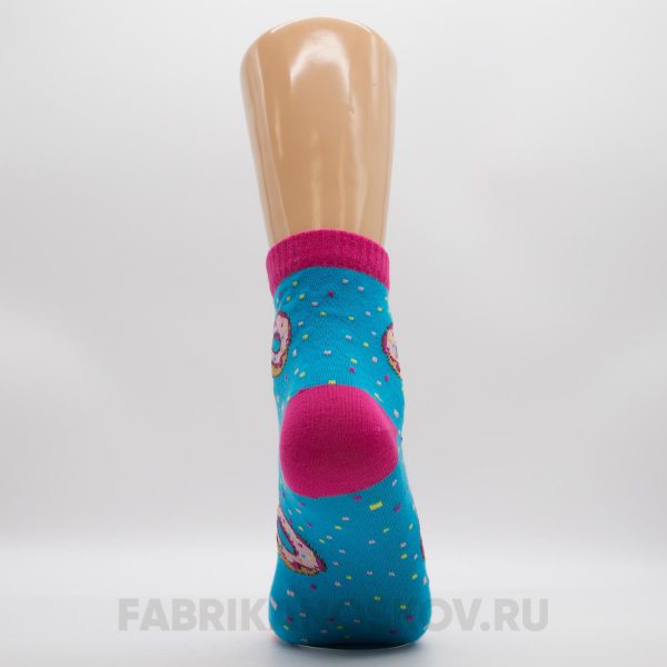 Женские носки с пончиком Женские носки с пончиком