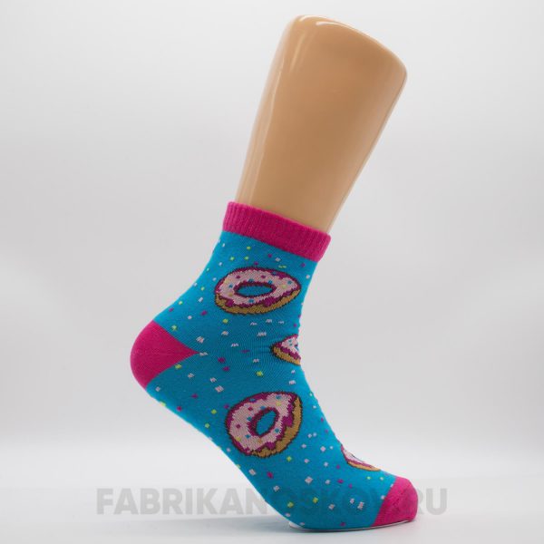 Женские носки с пончиком Женские носки с пончиком