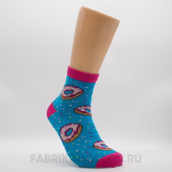 Женские носки с пончиком Женские носки с пончиком