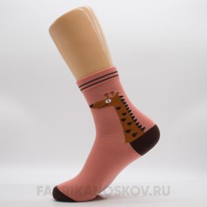 Женские носки с изображением жирафа