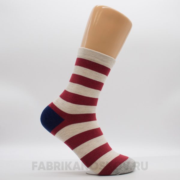 Мужские носки с полосками Мужские носки с полосками