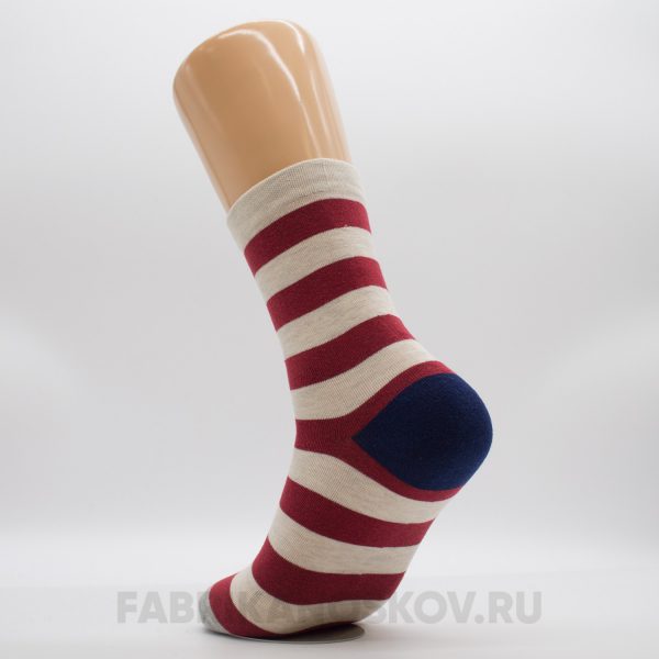 Мужские носки с полосками Мужские носки с полосками