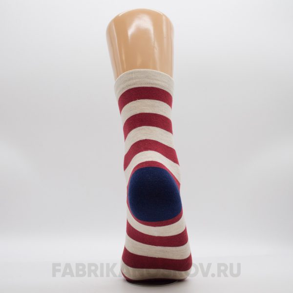 Мужские носки с полосками Мужские носки с полосками