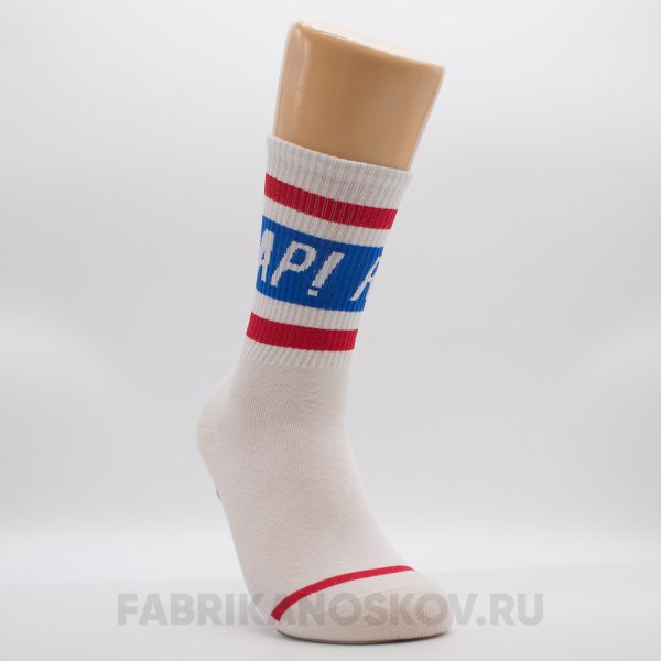 Мужские носки с надписью "RAP" Мужские носки с надписью "RAP"