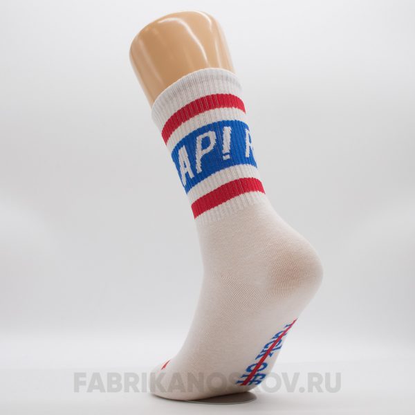 Мужские носки с надписью "RAP" Мужские носки с надписью "RAP"