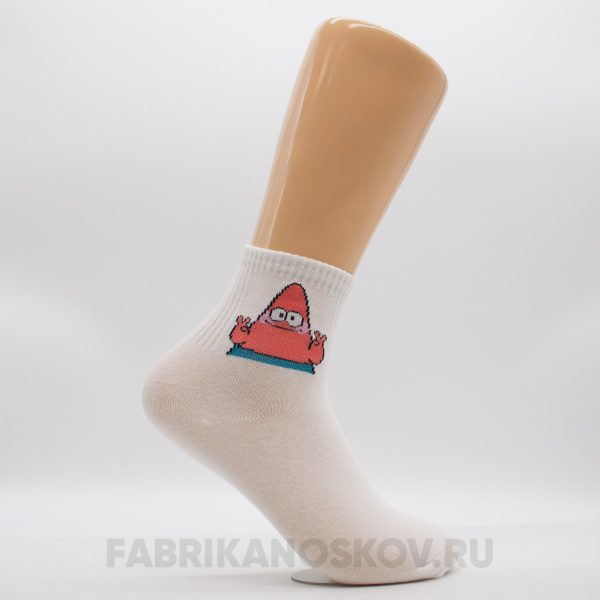 Мужские носки с изображением Патрика Мужские носки с изображением Патрика