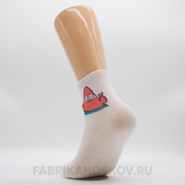 Мужские носки с изображением Патрика Мужские носки с изображением Патрика