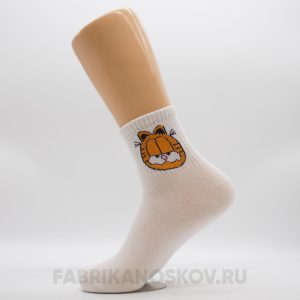 Женские носки с изображением Гарфилда