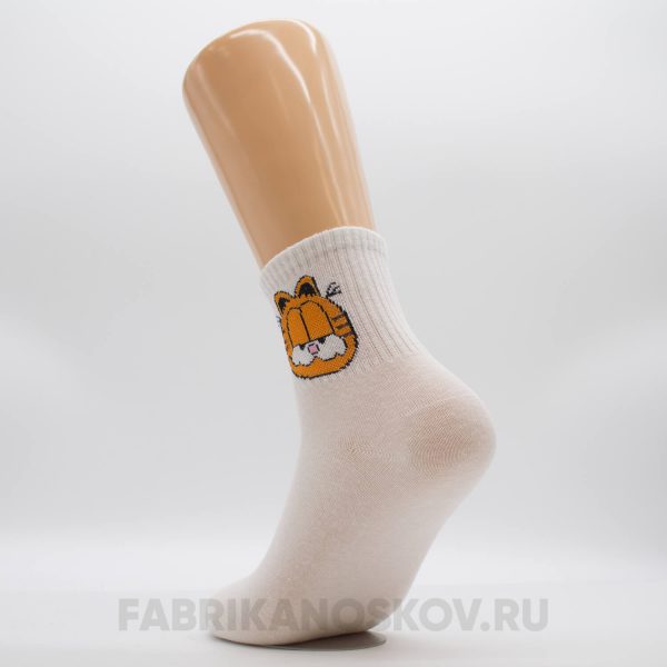 Мужские носки с изображением Гарфилда Мужские носки с изображением Гарфилда
