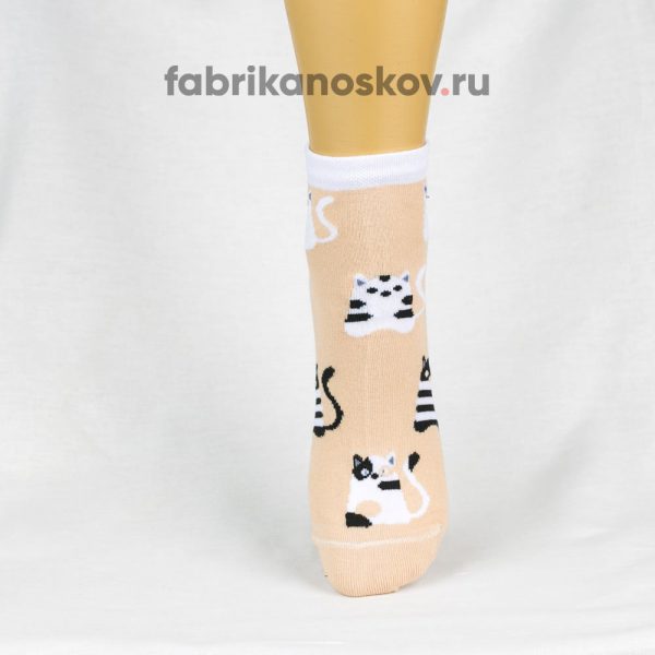 Женские носки с изображением котов Женские носки с изображением котов
