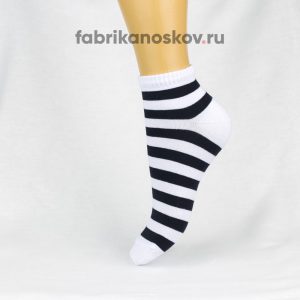 Женские носки с широкой полоской