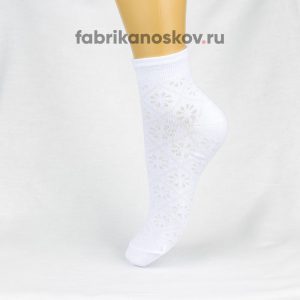 Женские носки с ажурными узорами