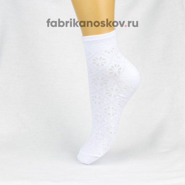 Женские носки с ажурными узорами Женские носки с ажурными узорами