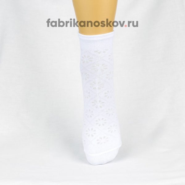 Женские носки с ажурными узорами Женские носки с ажурными узорами