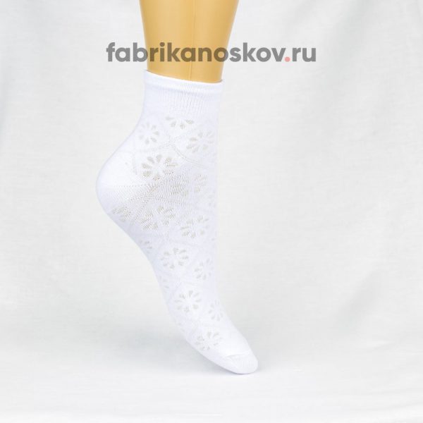 Женские носки с ажурными узорами Женские носки с ажурными узорами