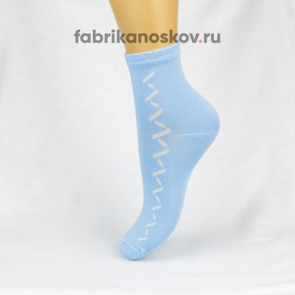 Женские носки с узором на боковой части Женские носки с узором на боковой части